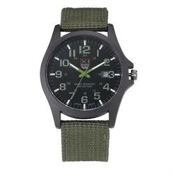 XINEW-reloj de cuarzo deportivo para hombre, cronógrafo con correa de nailon, estilo militar, a la moda, Barato, 2024