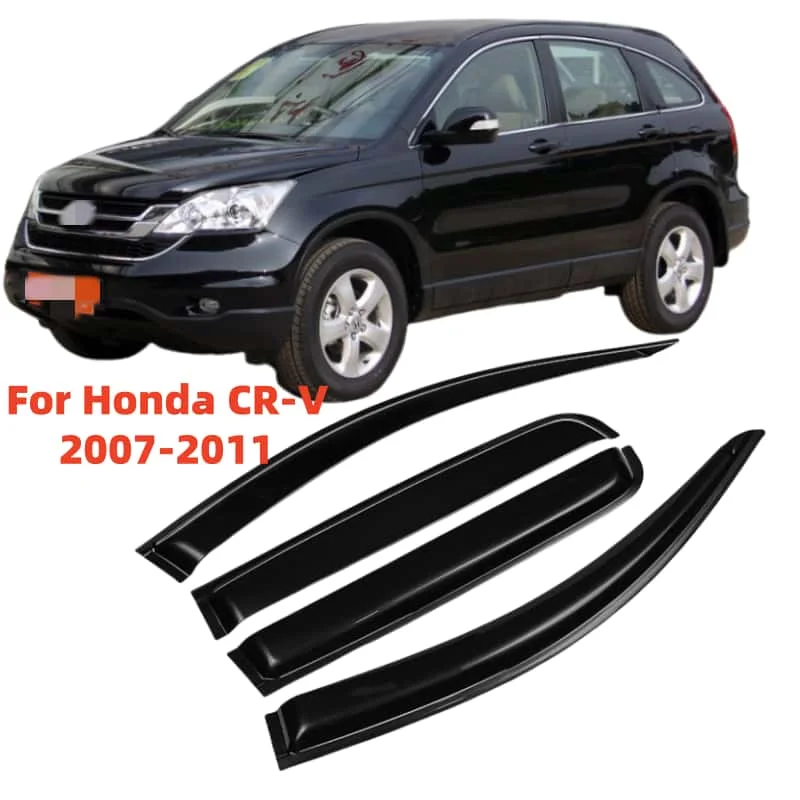 

For Honda CRV CR-V 2007 2008 2009 2010 2011 Window Visor Rain Guard Vent Deflector Weathershield Moulding Trim Cars Accessories