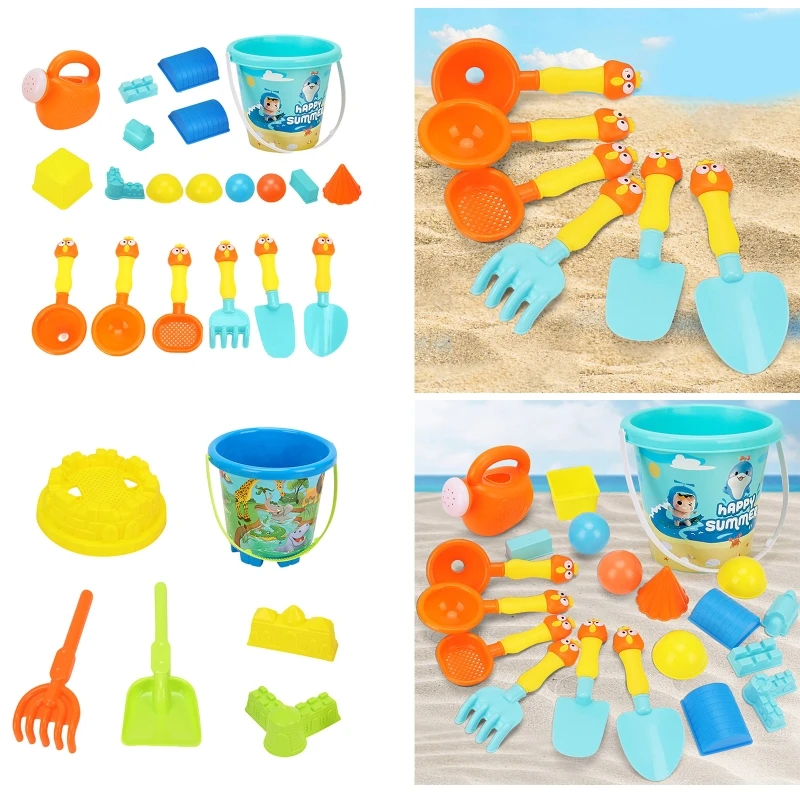 

Summer Sand Toy Bucket Shovel for Child Sand Sculpture Sand Mold Toy Beach Water Play Toy Kids Party Favor Sandpit Toy