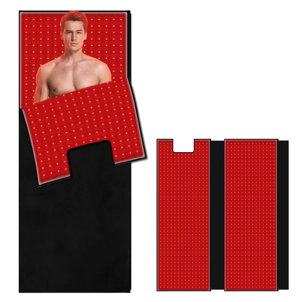 Full Body Red Light Therapy Sleeping Bag - 63inch 660nm&850nm Infrared Pod Dual Control Timer, 3 Modes & 5 Power Levels - Wellness Gift for Mom, Dad, Loved Ones & Colleagues