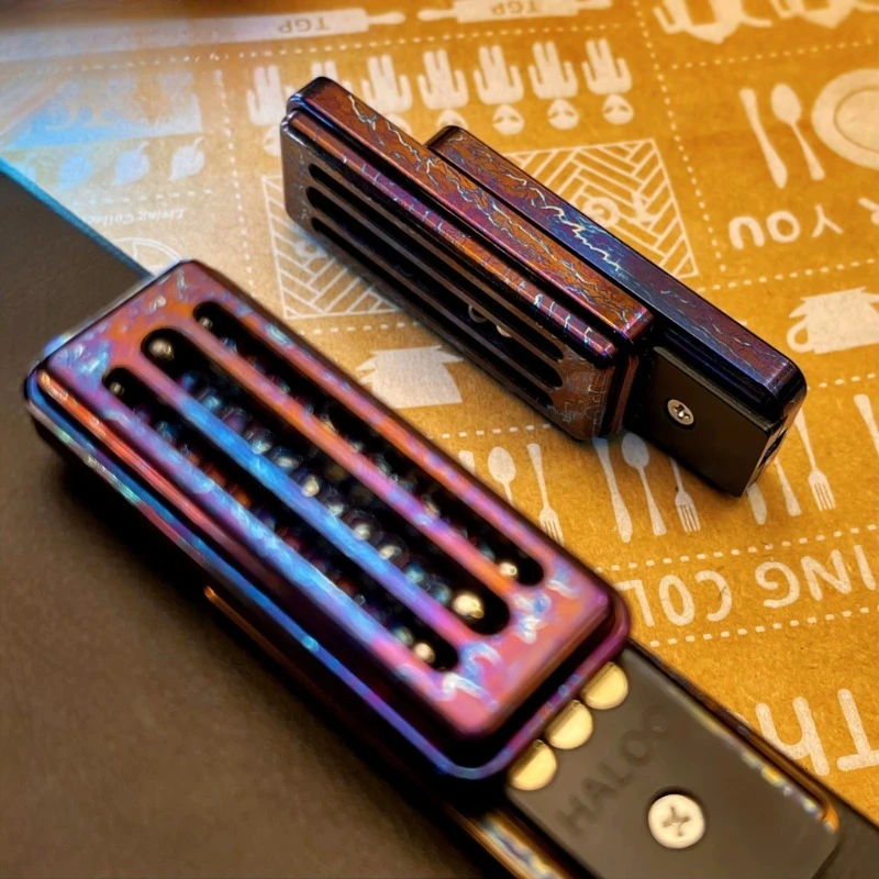 لعبة Halooplayer Sunday Buckball EDC الميكانيكية المعدنية الكثيفة التي تدفع أطراف الأصابع وتخفيف الضغط على سطح المكتب