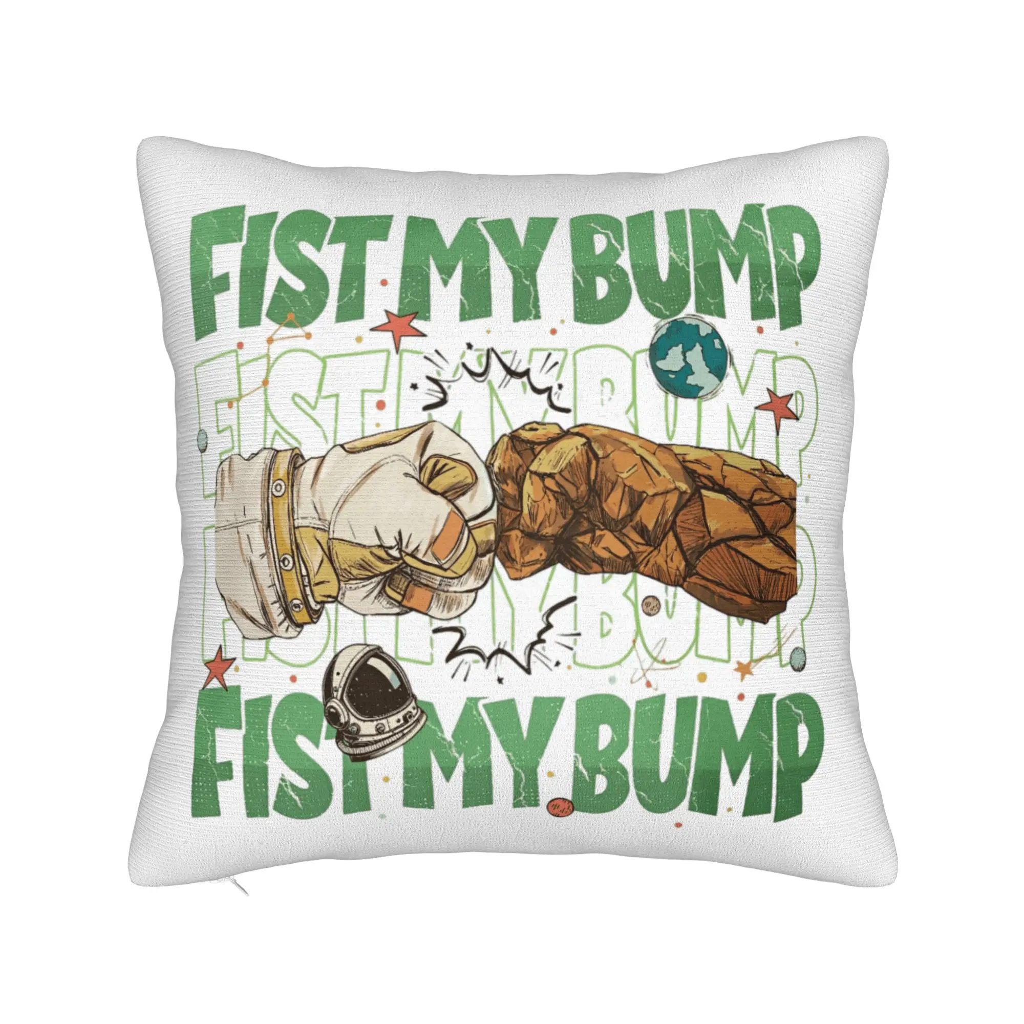 P-Project Hail Mary fist my bump Pillow Cover  Print Cushion Cover Vintage Pillow Case For Couch Sofa Bedroom