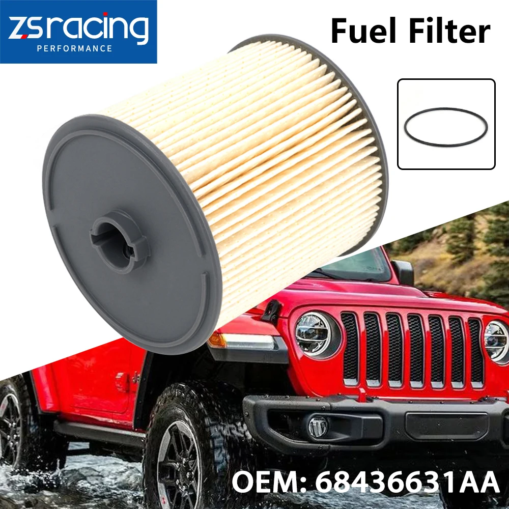

68436631AA Fuel Filter Water Separator Set For Dodge Ram 2500 3500 4500 5500 6.7L Jeep Wrangler Gladiator Oil Filter OFI093