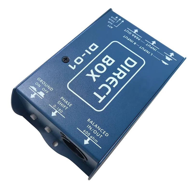 

AS98-Audio Converter Unbalanced Signal Converter DI Effects Passive DI Box Direct Injection