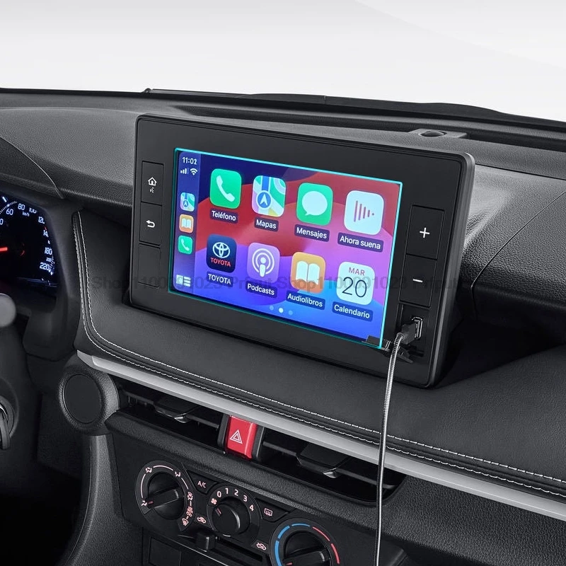 Szkło hartowane na ekran do Toyota Yaris Sedan 2024 2025 8 cali Radio samochodowe z systemem infotainment Nawigacja GPS Yaris Mexico