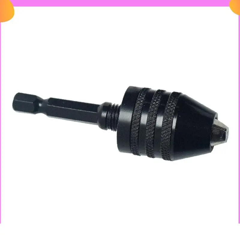 

A23P Drill Chuck Adapter-2Pcs Drill Chuck For Impact Driver,Drill Bit Adapter Keyless Chuck 1/4 Hex Shank (0.6-8Mm,0.3-3.6Mm)