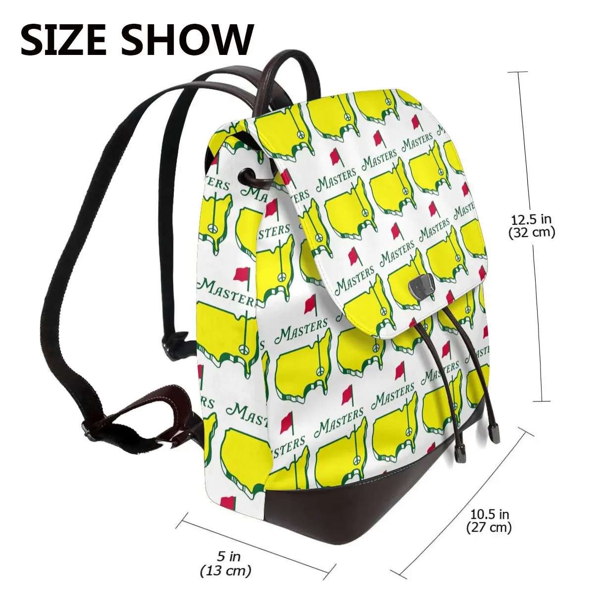 Masters - The Masters 2022 - Augusta National - Au Bookbag School Student Bags Hiking Travel Daypack for Women Derma Backpack