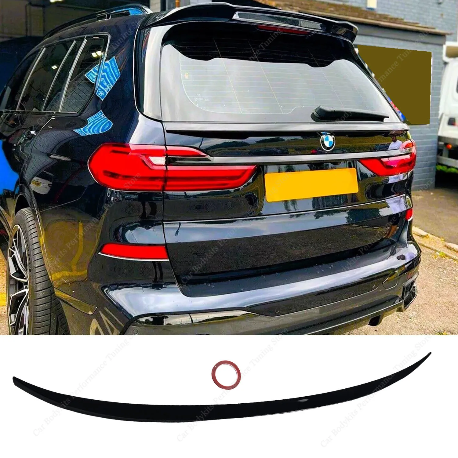 Performance Rear Trunk Spoiler For Bmw X7 G07 40i 40d M50i M50d M60i M60d 30d Bodykits Rear Middle Tail Wing Lid 2019-2024