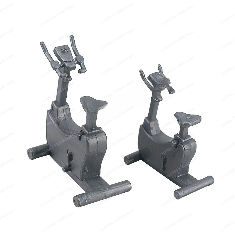 1:25 Sand table model fitness equipment, mini treadmill model, gym scene ornament