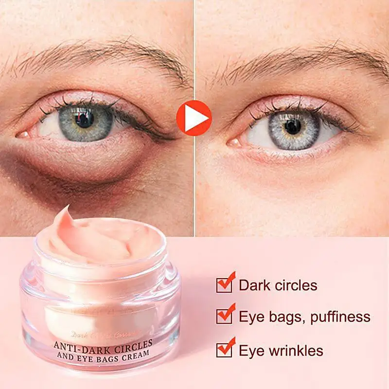 Creme para os olhos para círculos escuros e bolsas oculares, Soro hidratante, Melhorar o inchaço, Lift Firm, Clareamento, Produtos para cuidados com a pele