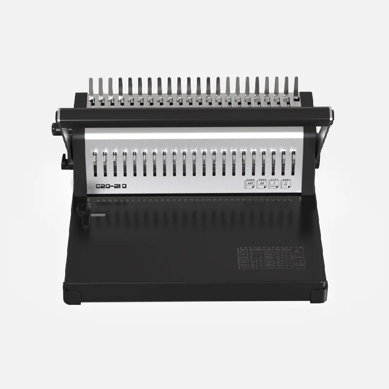 21 Holes 2:1 Comb Binding Machine with Selectable Punching
