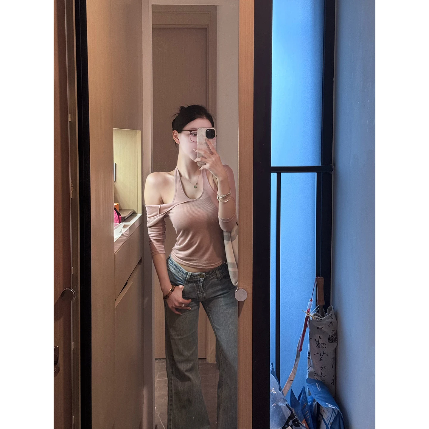 

Футболки с длинным рукавом, красные, женские, мягкие, роскошные, премиум-качества, теплые, зимние, осенние, элегантные, простые, повседневные, удобные, сексуальные