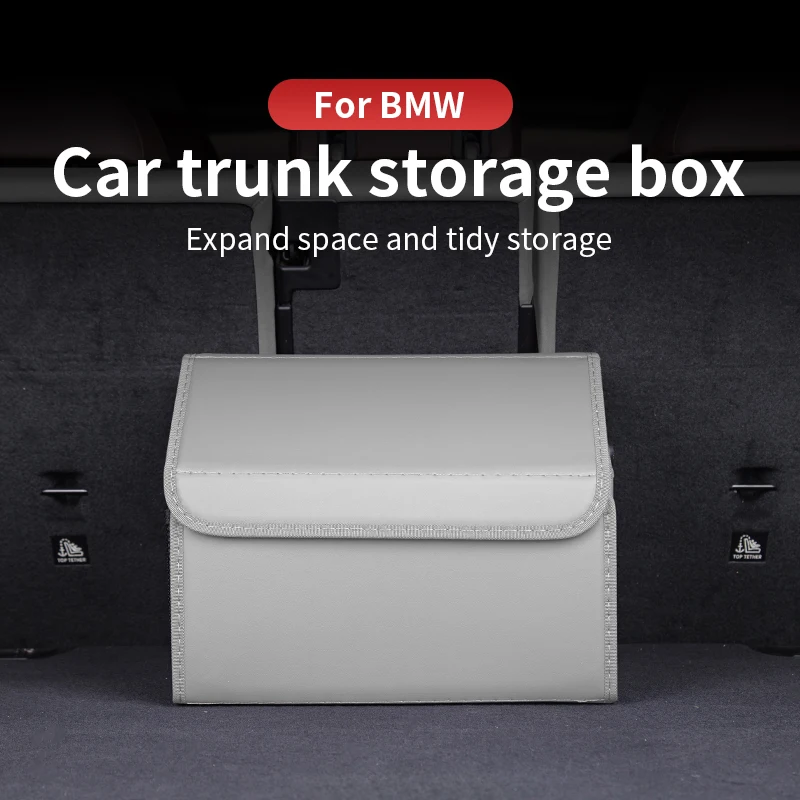 

Car trunk storage box Organizer For BMW 5 Series e60 f18 g38 g60 530e 530i g60 g68 8 Series e31 g14 g15 g16 Car Accessories.