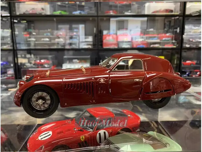 CMC 1/18 For ALFA ROMEO 8C 2900B Alloy Diecast Model Car Simulation Kids Toys Boys Birthday Gifts Hobby Display Collection Red