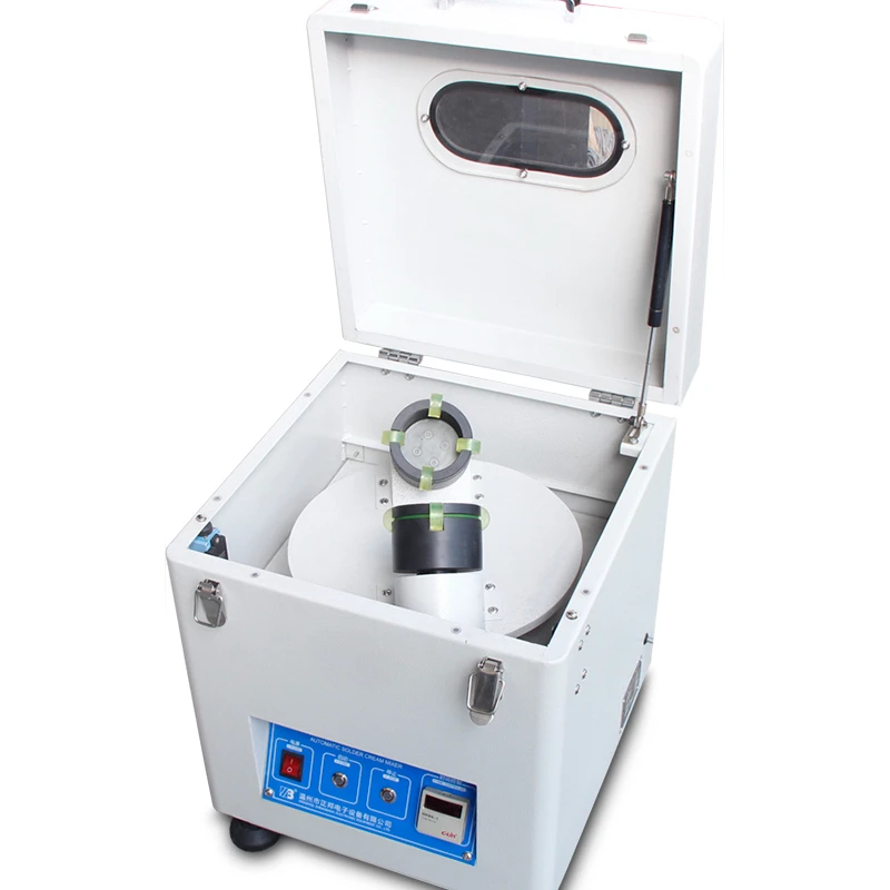 

Full-automatic solder paste mixer smt solder paste defoaming red glue softened and stirred evenly