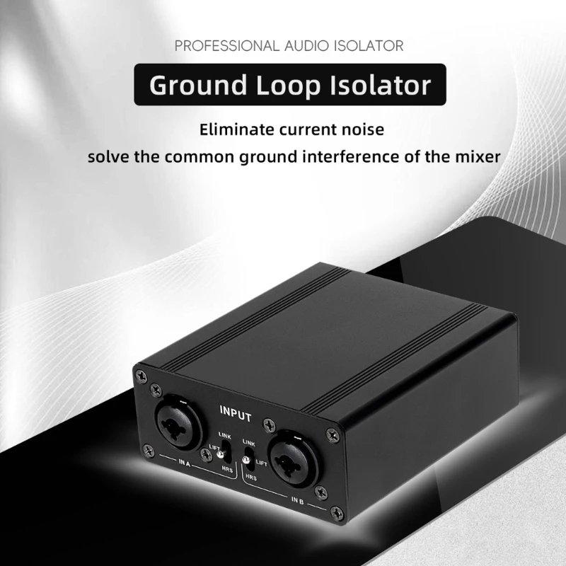 Lightweight Noise Isolator Noise Filter for Car/Home Stereoed System Enjoy Clearly Sound Eliminate Buzzing Easy to Use