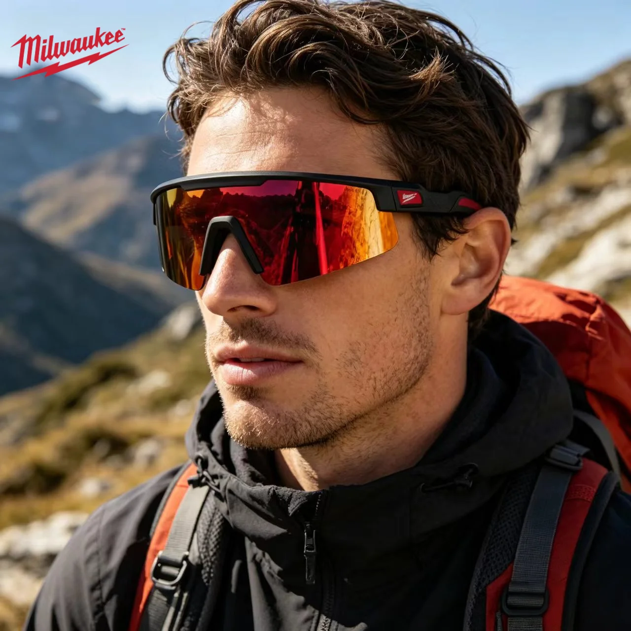 Milwaukee Outdoor Protective Goggles, Sports Goggles, Windproof and UV Resistant Goggles for Cycling and Fishing 4932500723