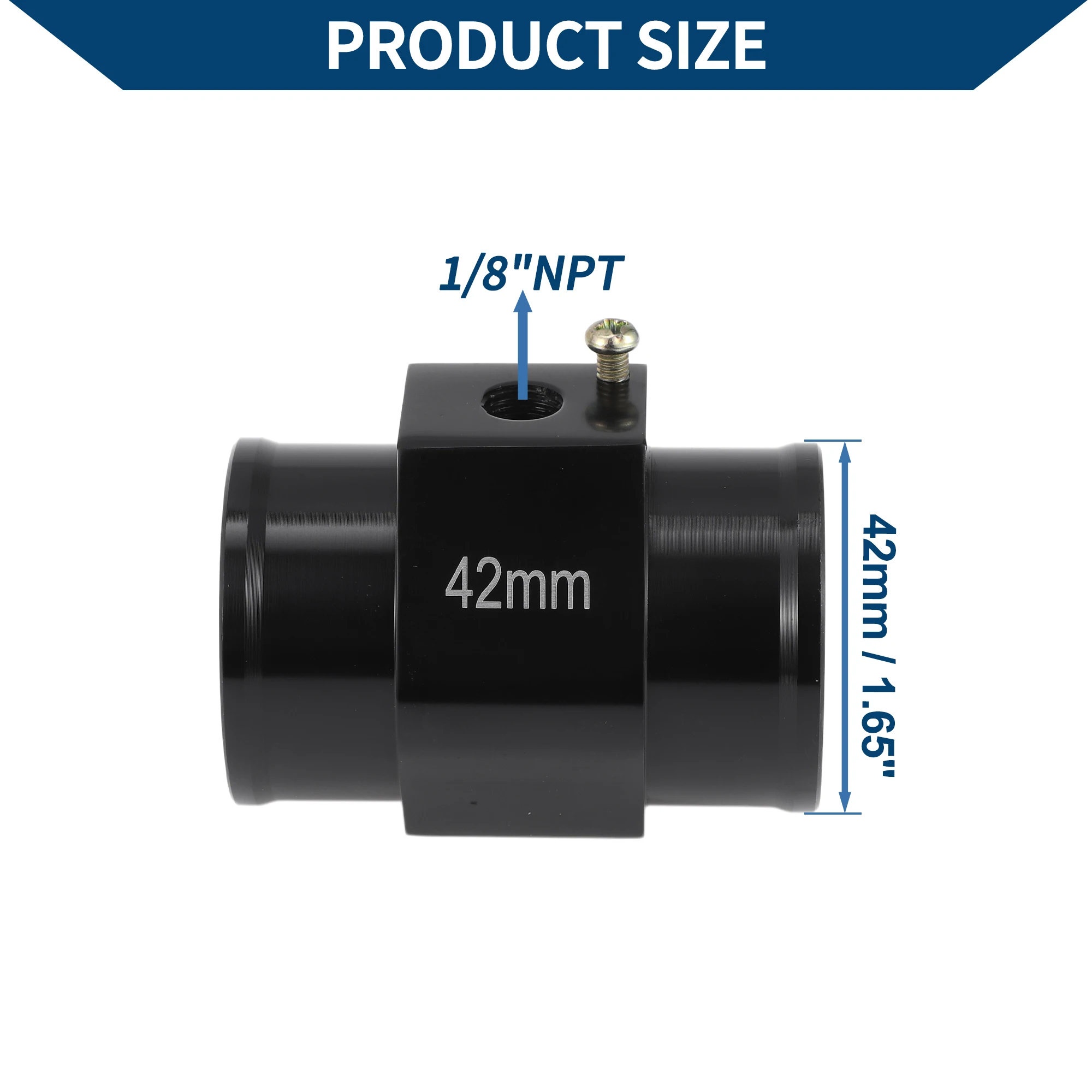 Kit de sensor de temperatura del agua UXCELL 1,65" negro 150'F encendido - 135'F apagado enfriamiento automático del radiador