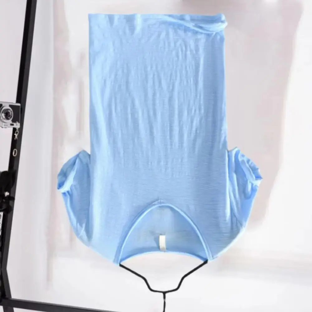 Summer Men Thin Breathable T-shirt V-neck Short Sleeve Solid Color Casual Basic Tees Casual Bottoms Pullover Tops Simple T-shirt