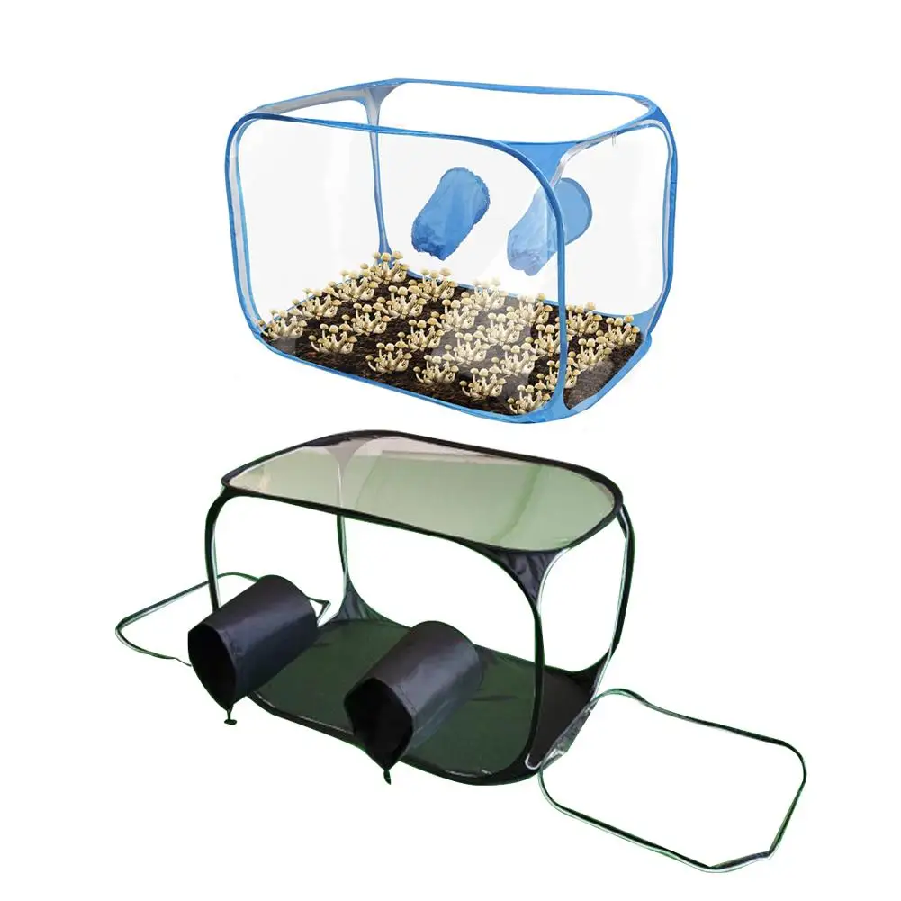 Still Air Box Mushroom Grow Kit Portable Compact Still Air Box Mycology Mushroom Fruiting Chamber Grow Tent for Home Scientists