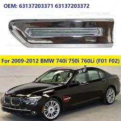 For 2009-2012 BMW 740i 750i 760Li, Alpina B7, Hybrid 7 (F01 F02) Turn Signal Marker Light Parking Lamp 63137203371 63137203372