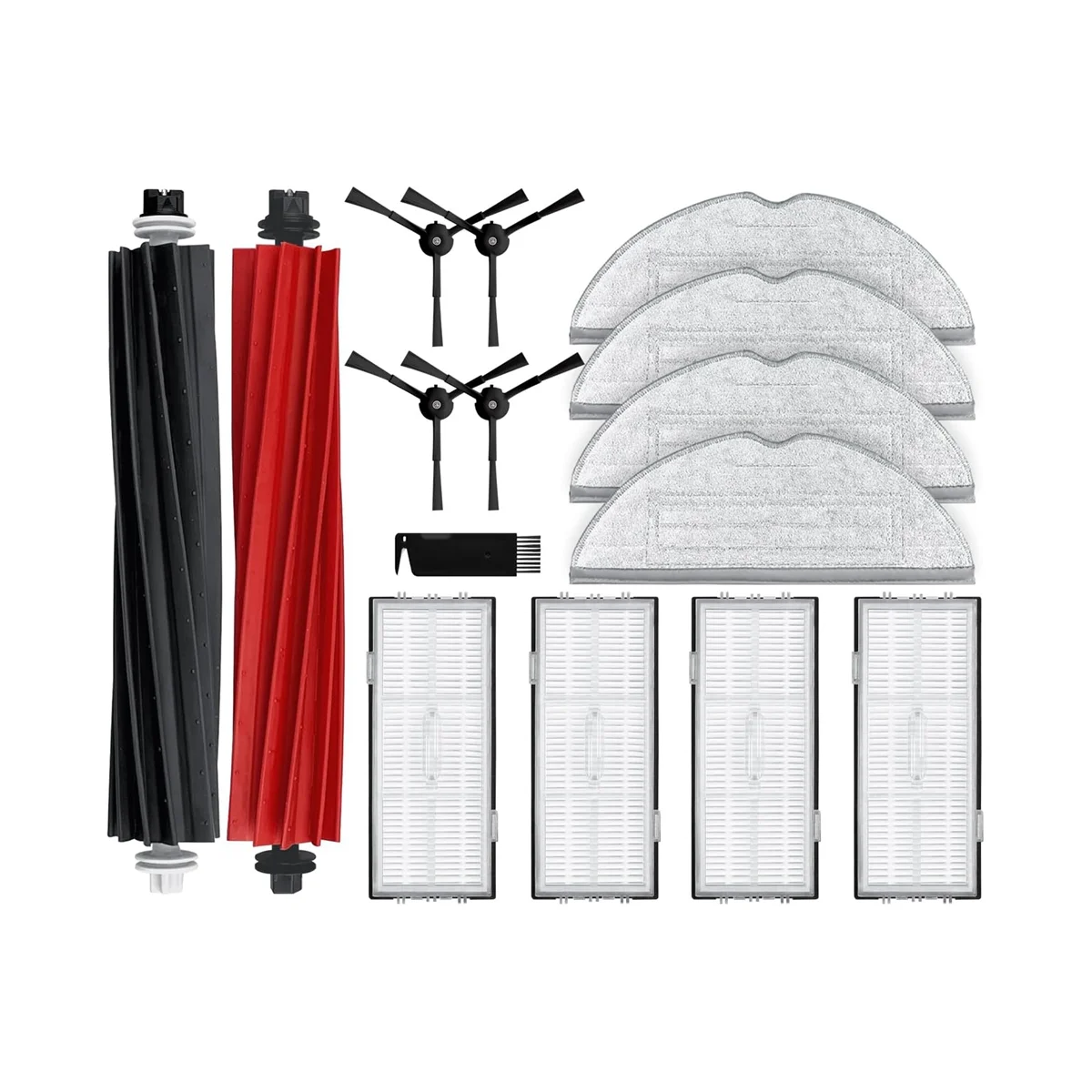 ロボット掃除機アクセサリー,スペアパーツ,ダブルローラーブラシ,s8およびs8plusと互換性があります