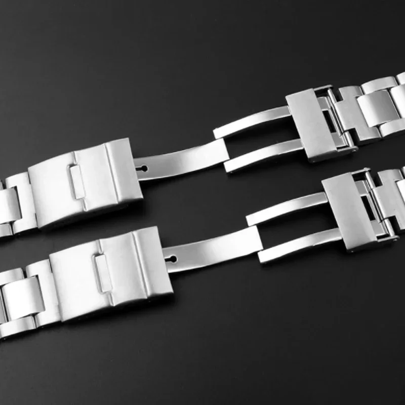 high quality Solid fine steel arc mouth watch band for Longines Concas steel strap L3.642.4 L3.781.4 series wristband bracelet