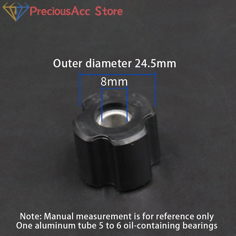 6Pcs Aluminum Tube Oil Bearing Mower Accessories Brush Cutter Side-mounted Weeder Accessories