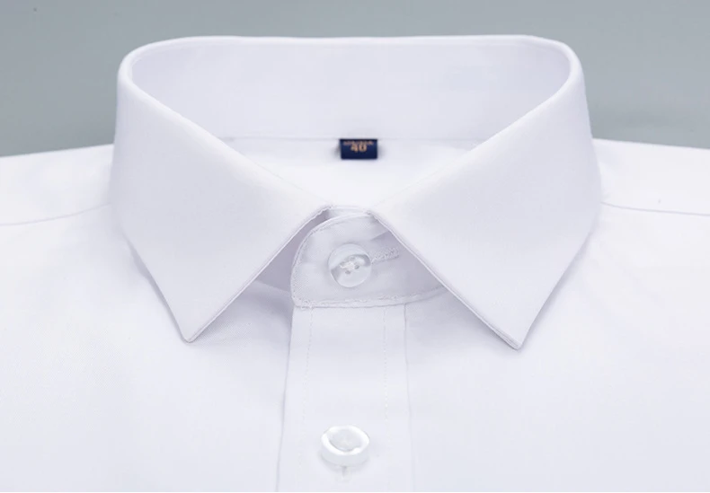 Micro Elasticiteit Bamboevezel Heren Shirt Lange Mouw Geen Ijzer En Rimpel Kantoor Witte Shirts Voor Mannen Lange Mouw 8xl