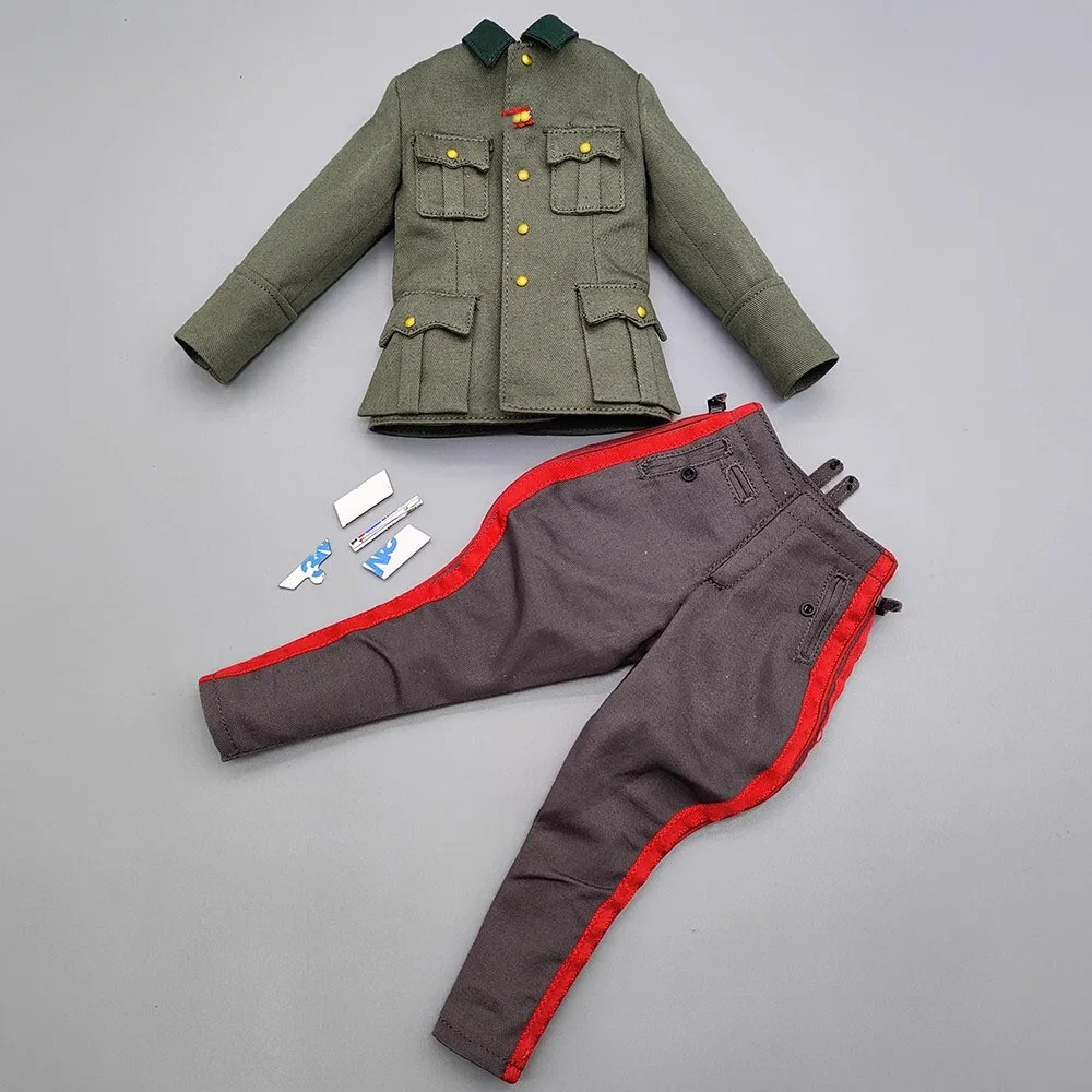 

1/6 DID GM655 Action Figure Soldier Doll Man Dress Uniform Pant Coat with Medals Caps Medal Accessories For 12" Scene Component