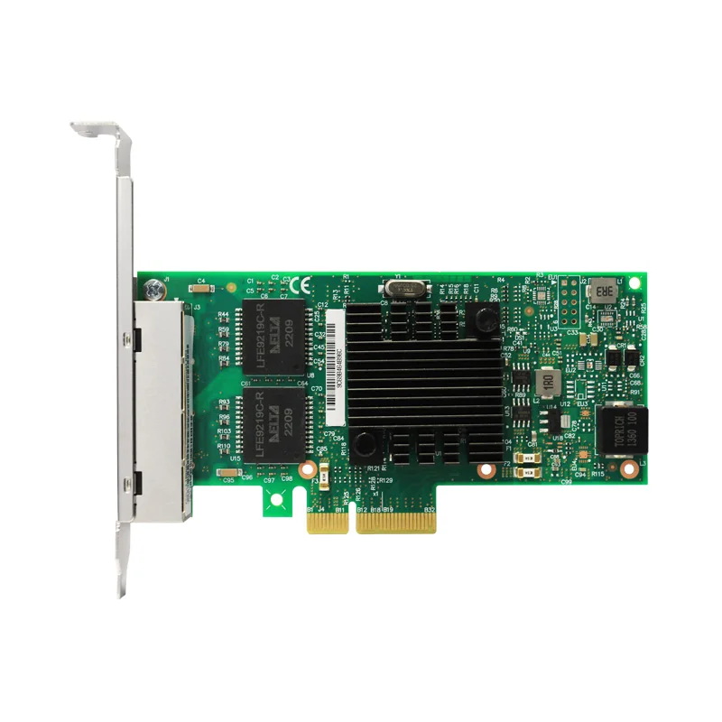 I350-T4V2 1G 4 Port RJ45 1000base-T Network Card Intel I350AM4 Chipset PCIe X4 Ethernet Server Adapter