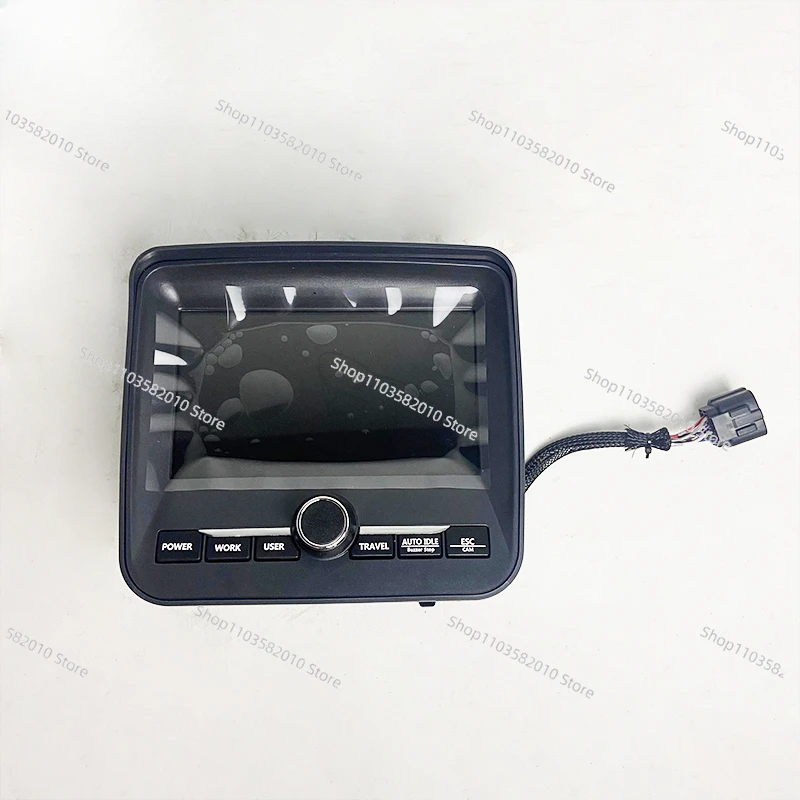 Excavator monitor display panel parts, LCD instrument, 21Q6-30104, 21Q6-103402, 21Q6-23400, 21Q6-13401, R220-9, R210-9,