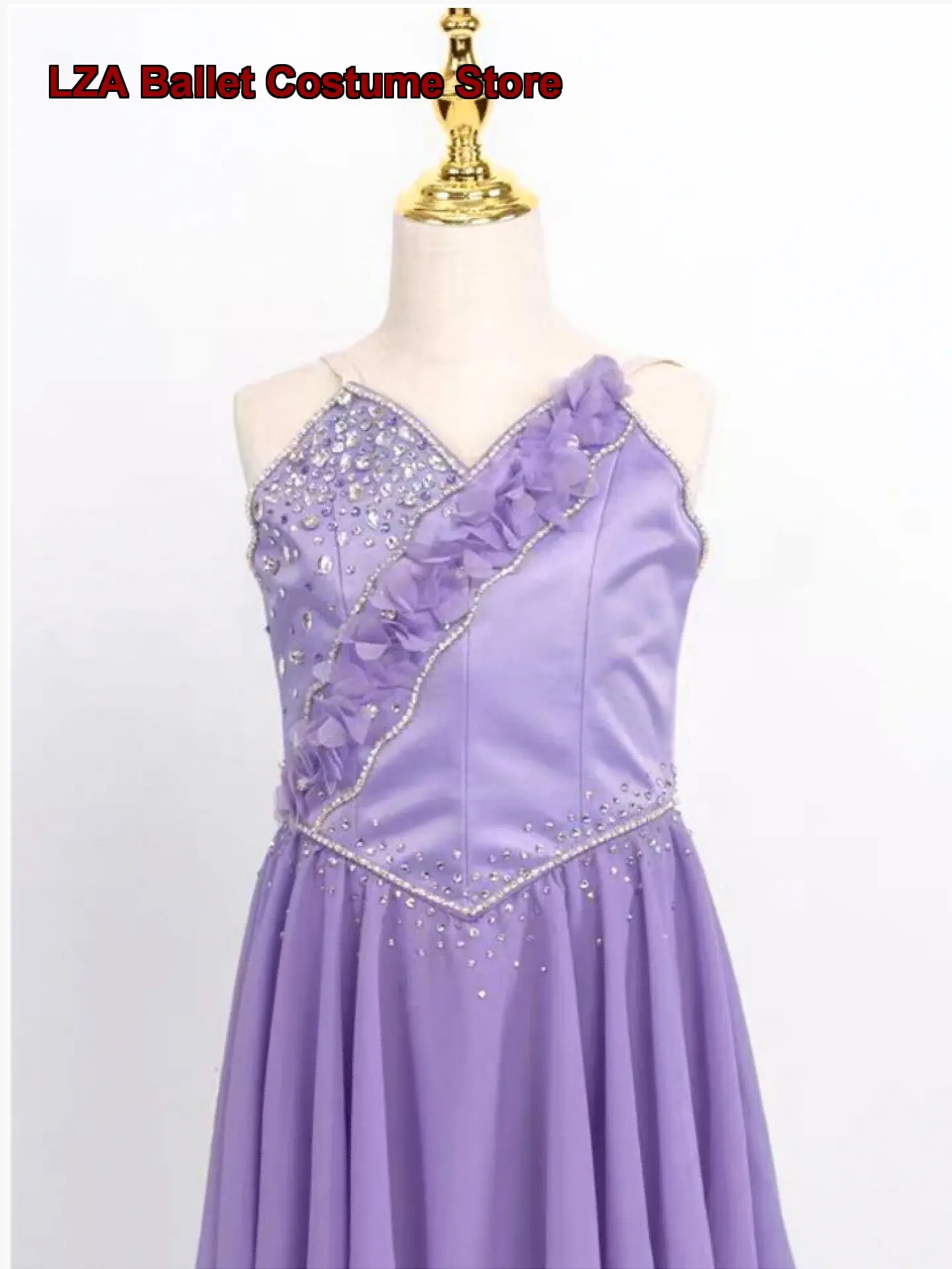 Girls' Ballet Tutu Multi-Color Cupid Magic Charm Variation Performance Costume for Dance Competition