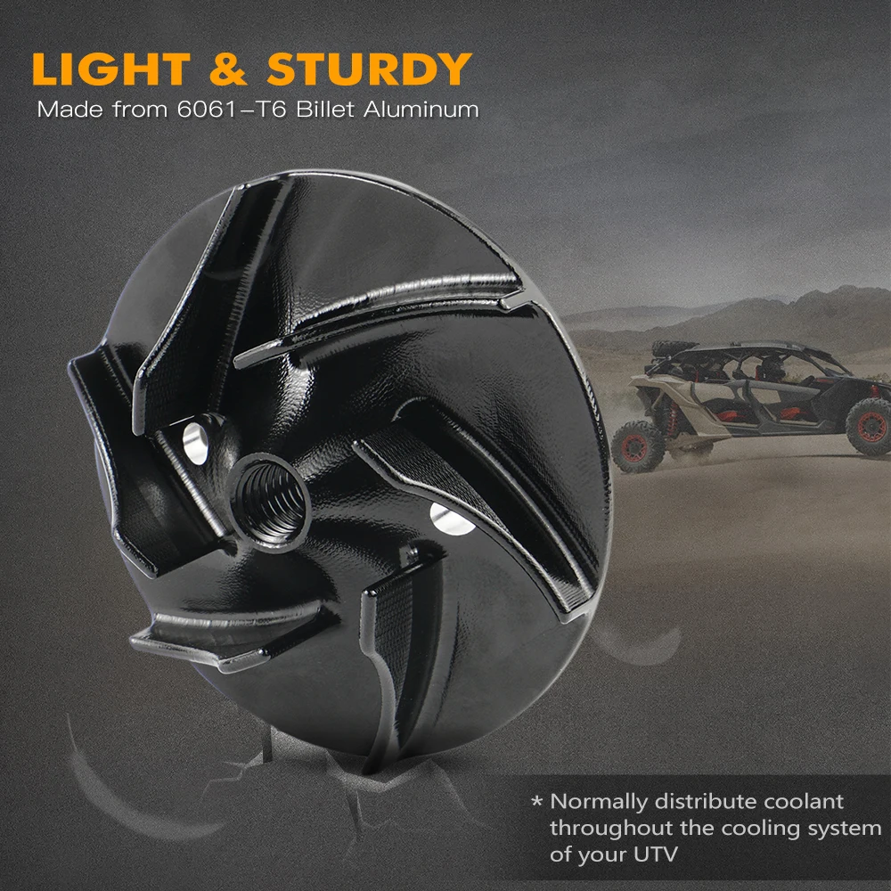 ل Can-Am Maverick X3 Max R 4x4 XDS XMR XRC XRS توربو DPS دفاعة مضخة المياه استبدال 420822750 UTV الألومنيوم الملحقات #4