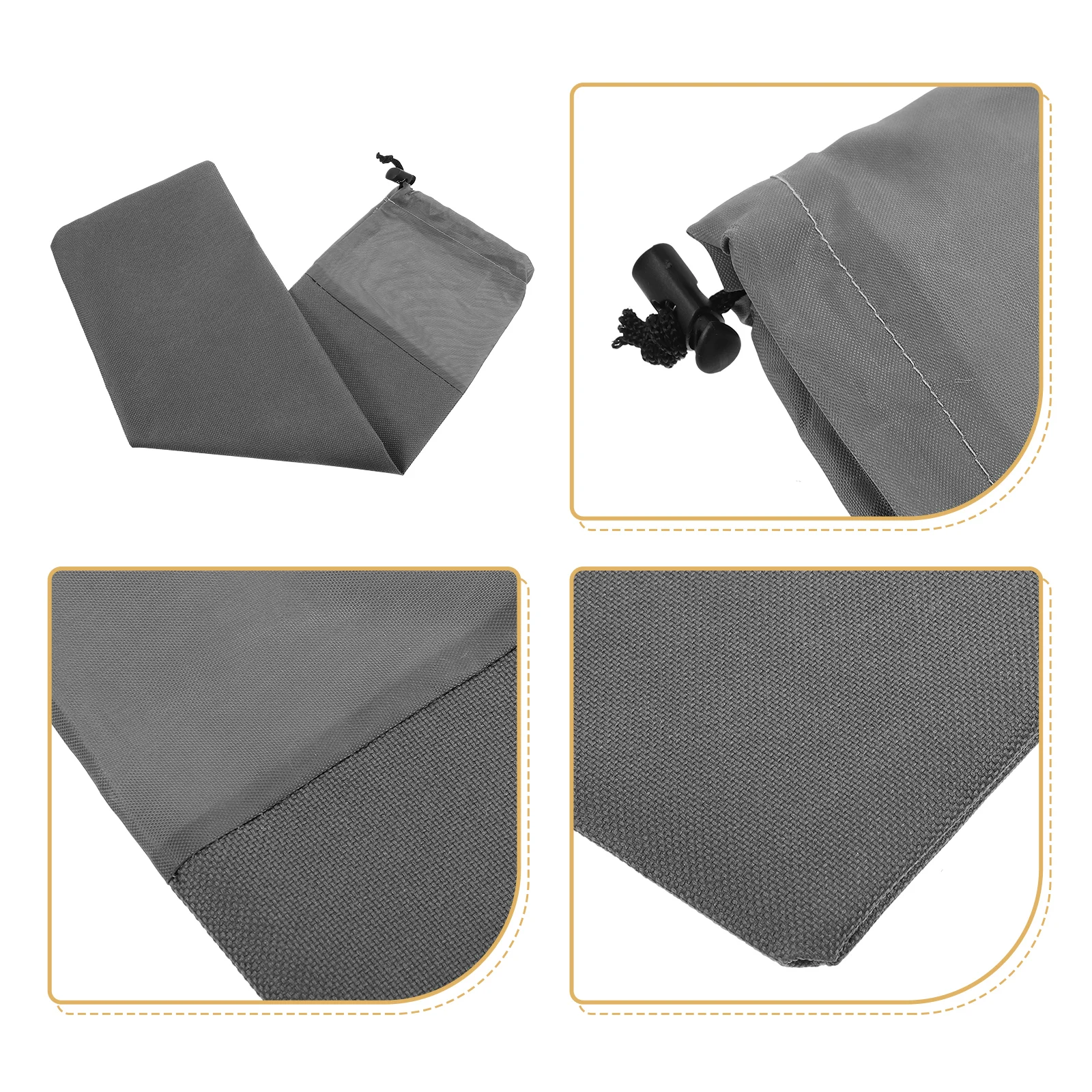 

2pcs Camping Tent Peg Outdoor Storage Pouch Durable Tent Stakes Organizer Portable Pegs Holder For Hiking Travel Accessories