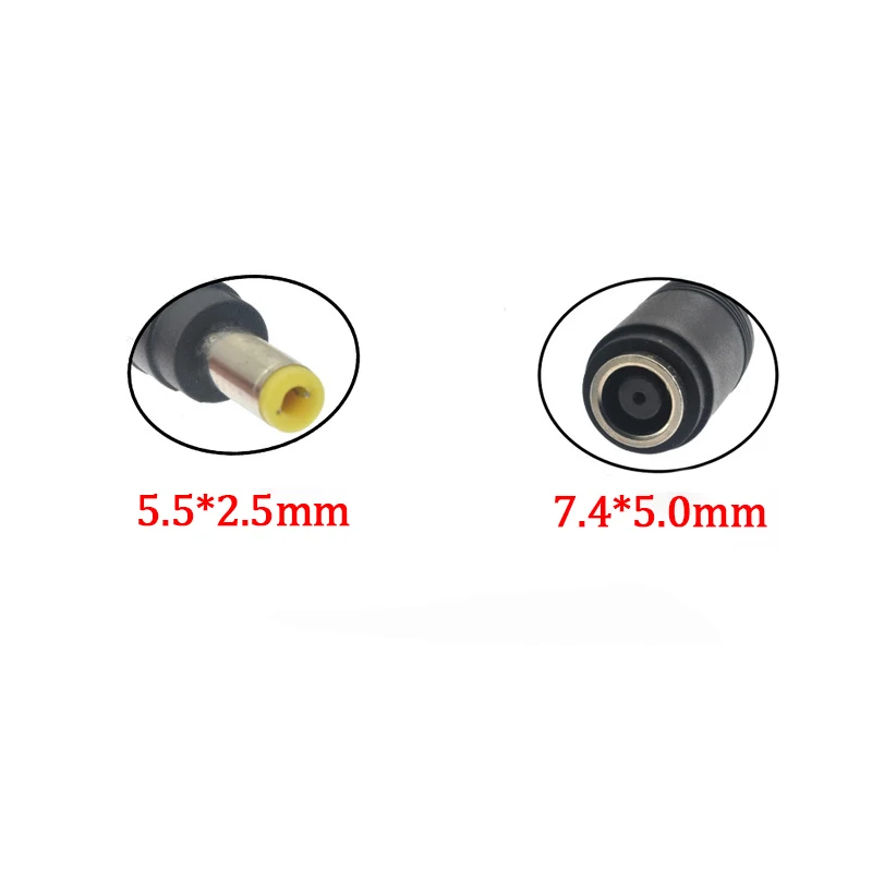 

Dc Power Adapter Converter Connector Cable Cord 7.4*5.0mm Plug Female To 5.5x2.5mm Male