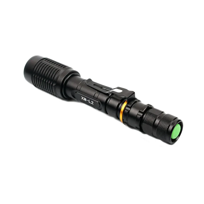 Swayboo T6 Glare IP65 livello impermeabile Rattlesnake LED ricarica torcia militare Zoom telescopico casa campeggio all'aperto pattuglia