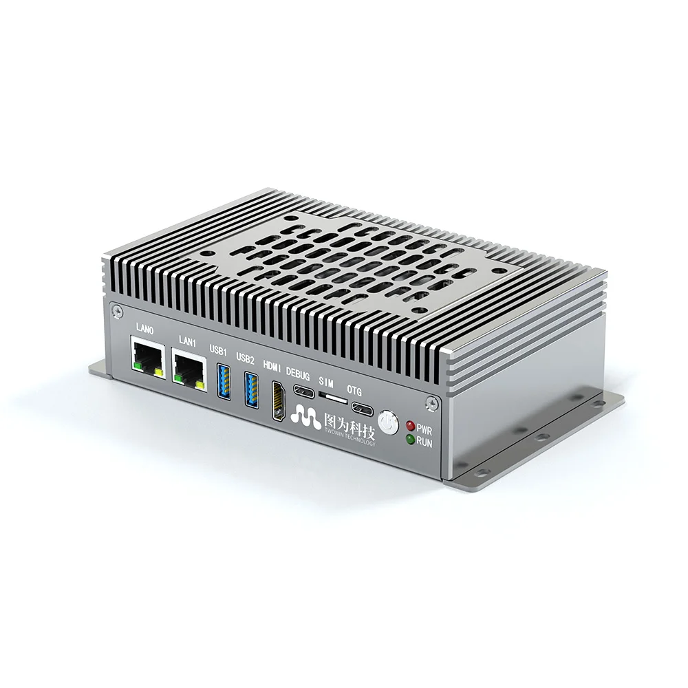 Jetson Orin Nano AI Edge Computer Industrial Embedded PC T218-8G 8GB RAM 40TOPS Active Fan Cooling Desktop/Wall-Mounted Stock
