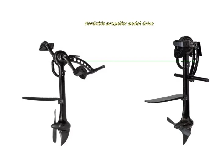 Aluminium Die Casting L-4 Propeller Pedal Drive System with Wholesale Price for Pedal Kayaks