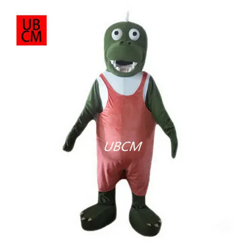 Novo adulto bonito natal crocodilo mascote traje halloween vestido de natal adereços de corpo inteiro roupa traje da mascote