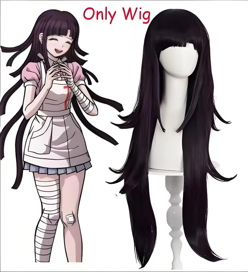 Danganronpa Mikan Tsumiki Cosplay Outfit With Wig Anime Halloween Despair Ultimate Nurse Uniform Maid Costume Full Set For Women - Image 6