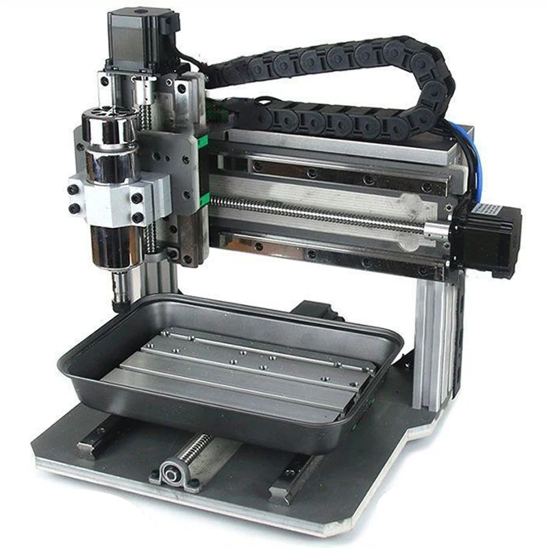 USB 4 Axis CNC Engraving Machine 3020 Linear Guide Wood Router 1500W Metal PCB Lettering Milling Carving Cutting Machine