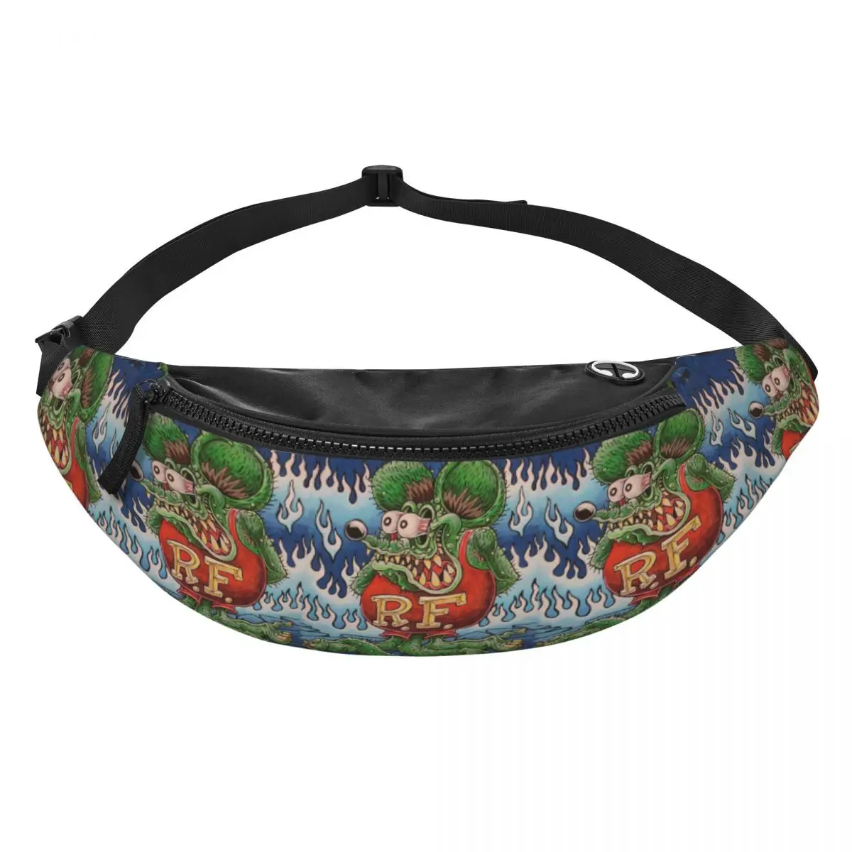 

Rat Fink Fanny Pack Men Women Crossbody Adjustable Waist Bag Travel Running Phone Pouch