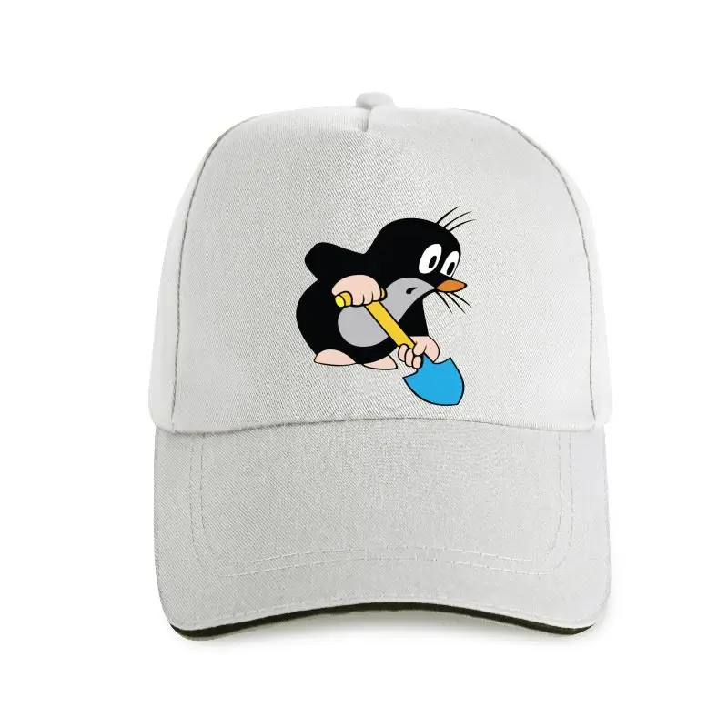 New 5567A Humor Mole Digging for Men Cotton Krtek Little Maulwurf Cute Cartoon Baseball cap Plus Size