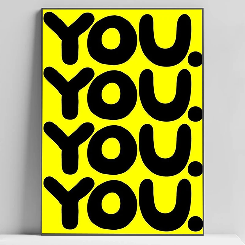 

David Shrigley Abstract Poster Decorated Wall Pictures Photo for Living Room Decor Man Waterproof Canvas Bedroom Decoration