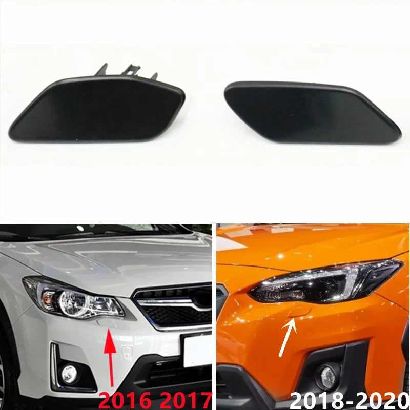 For Subaru XV 2016-2020 Front Bumper Headlight Headlamp Washer Spray Nozzle Jet Cover Cap Lid Unpainted 86636FJ400