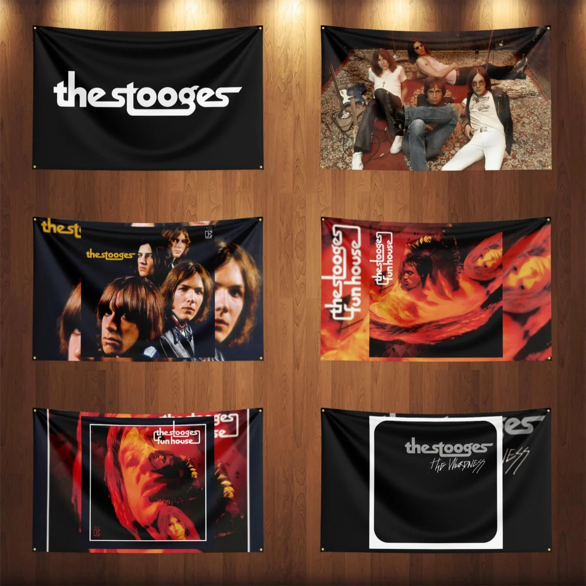 

3x5 Ft Heavy Rock Band T-The-Stoogess Flag Polyester Digital Printing Banner for Bedroom Wall Art Out Door Tapestry Decora