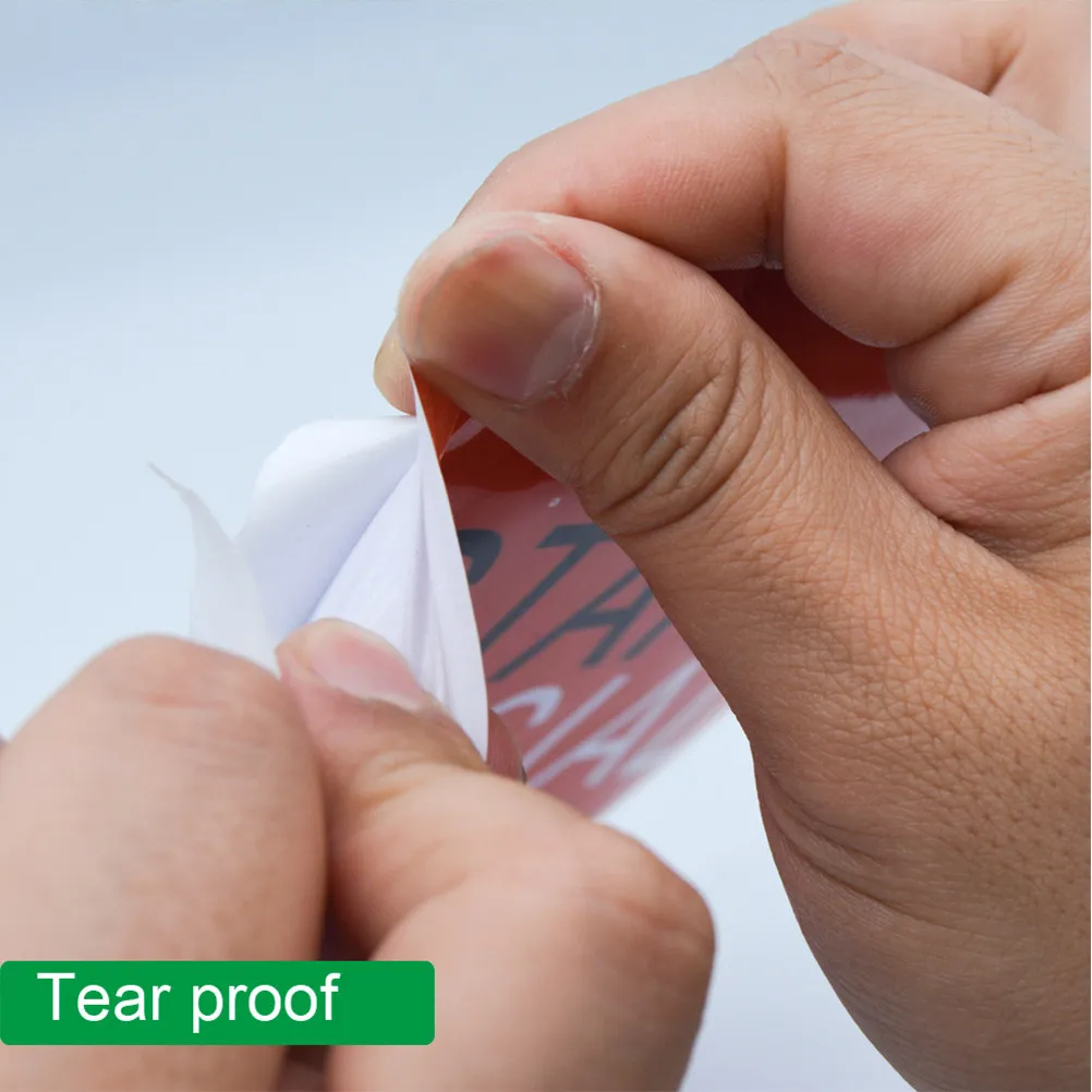 

5 Sheets Prevention Sticker PVC Keeping Distance Decal Easy Apply for School Toilet Office Public Areas Social