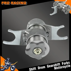Shift Drum Gearshift Forks For Lifan LF 125 125cc Start in Neutral Horizontal Kick Starter Motorcycle Engine Dirt Pit Bike