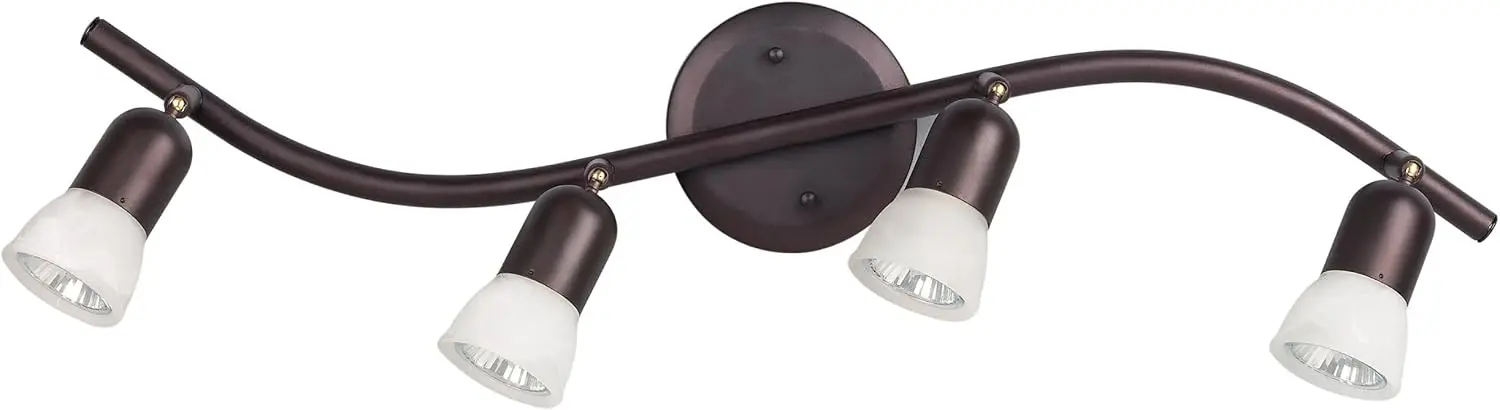 

LTD. IT356A04ORB10 James 4 Bulb Track Light, Oil Rubbed Bronze